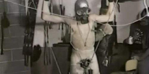 Vintage Männerbondage und harte SM-Spiele